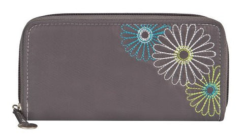 Safe ID Daisy Ladies Wallet - Pewter