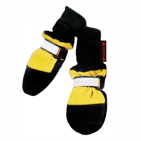 Yellow All-Weather Muttluks - Set of 4, Medium