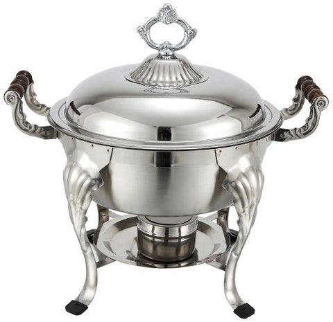 Winco 708 Round Crown Chafer, 6-Quart