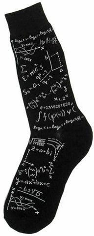 Men's Novelty Socks - Math Genius