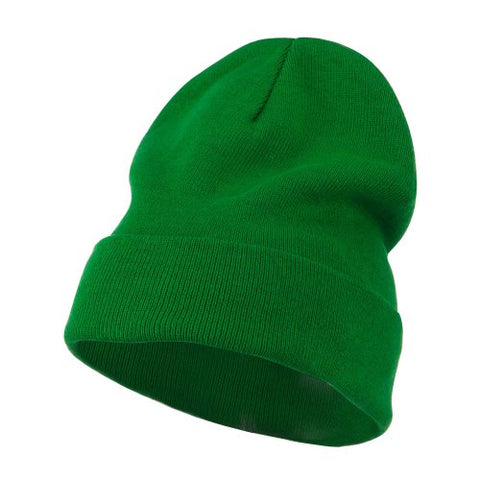 e4Hats, Big Size Superior Cotton Long Knitting Beanie-Kelly (fitting up to XXXL)