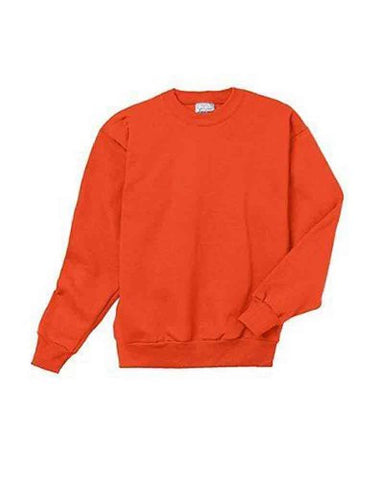 Hanes Youth ComfortBlend Long Sleeve Fleece Crew - p360 (Orange / X-Small)
