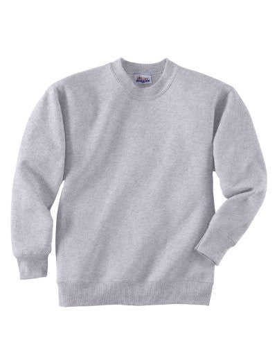 Hanes Youth ComfortBlend Long Sleeve Fleece Crew - p360 (Ash / Small)