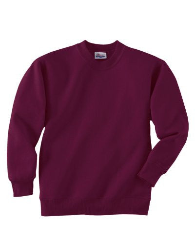 Hanes Youth ComfortBlend Long Sleeve Fleece Crew - p360 (Maroon / X-Large)