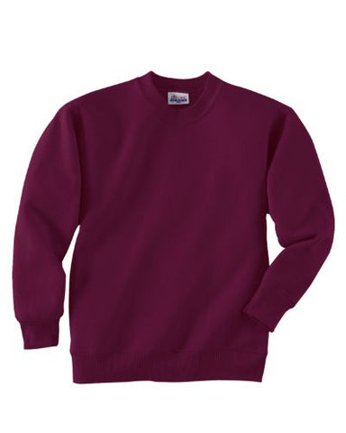 Hanes Youth ComfortBlend Long Sleeve Fleece Crew - p360 (Maroon / X-Large)