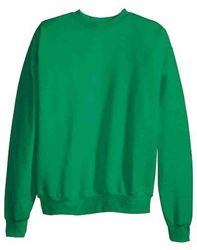 Hanes ComfortBlend Long Sleeve Fleece Crew - p160 (Kelly Green / Large)