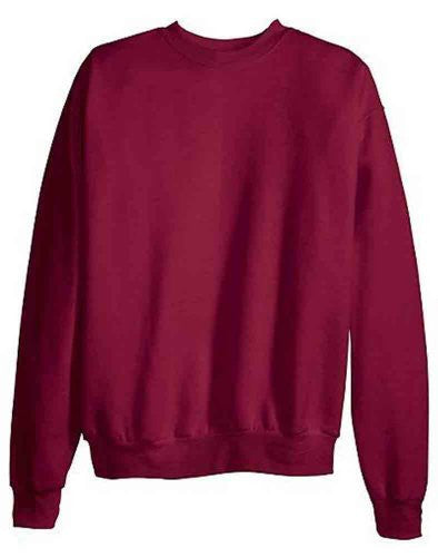 Hanes ComfortBlend Long Sleeve Fleece Crew - p160 (Cardinal / Small)