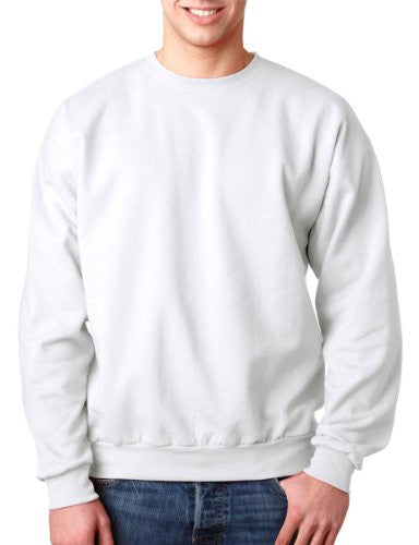 Hanes ComfortBlend Long Sleeve Fleece Crew - p160 (White / XX-Large)