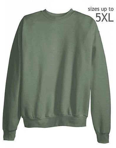 Hanes ComfortBlend Long Sleeve Fleece Crew - p160 (Stonewashed Green / Medium)