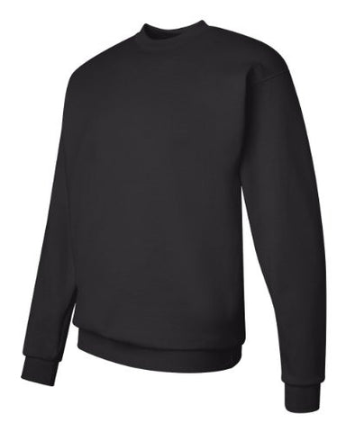 Hanes ComfortBlend Long Sleeve Fleece Crew - p160 (Black / Small)