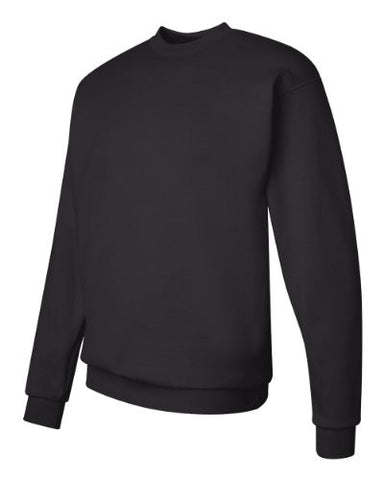 Hanes ComfortBlend Long Sleeve Fleece Crew - p160 (Black / Large)
