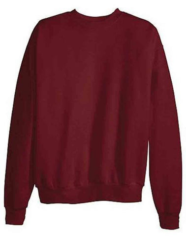 Hanes ComfortBlend Long Sleeve Fleece Crew - p160 (Maroon / Small)