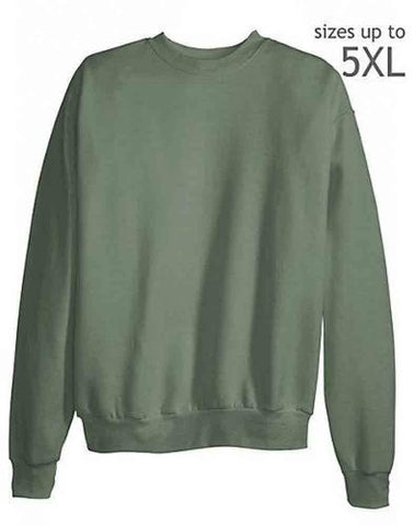 Hanes ComfortBlend Long Sleeve Fleece Crew - p160 (Stonewashed Green / XXX-Large)