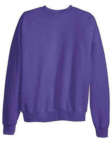 Hanes ComfortBlend Long Sleeve Fleece Crew - p160 (Purple / XXX-Large)