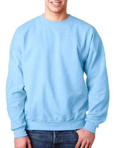 Hanes ComfortBlend Long Sleeve Fleece Crew - p160 (Light Blue / X-Large)