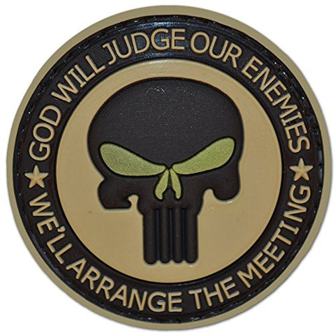 PVC Moral Patch - Slogan (Punisher Enemies)
