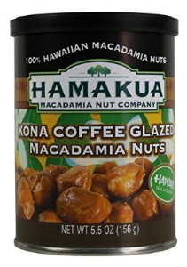 Kona Coffee Glazed Macadamia Nuts 5.5oz Can