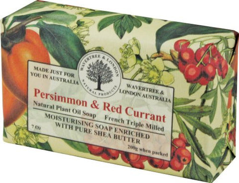 Persimmon & Red Currant Wavertree and London Soap 200g