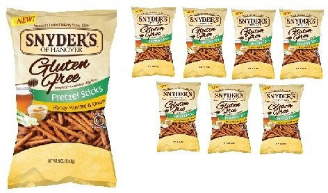 Snyder's of Hanover Gluten Free Honey Mustard & Onion Pretzel Sticks 8 oz.