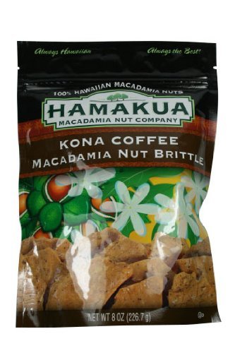 Kona Coffee Macadamia Nut Brittle 8oz