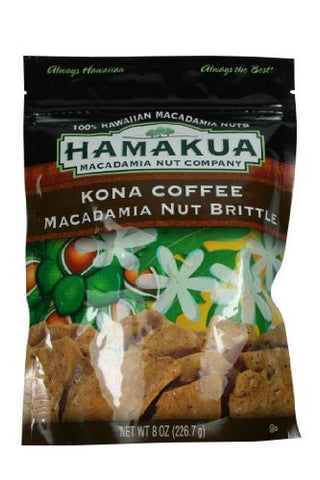 Kona Coffee Macadamia Nut Brittle 8oz