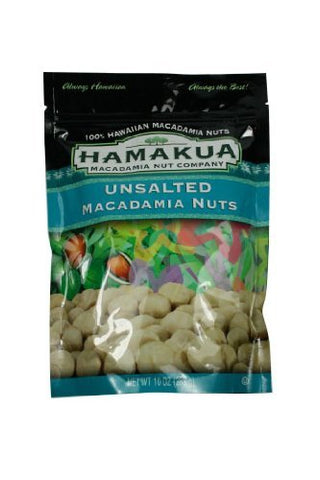 Unsalted Macadamia Nuts 10oz pouch