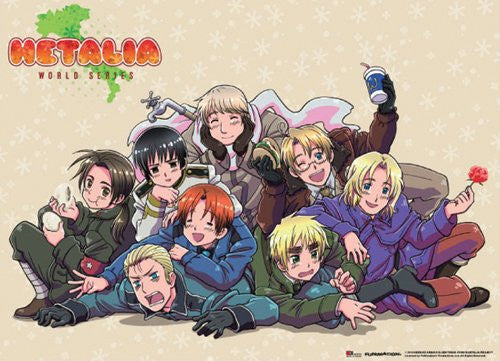 Hetalia World Series Group Fabric Poster