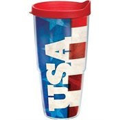 American Pride Wrap, United By Love 24 oz - With Travel Lid Lid