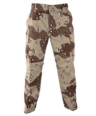 Genuine Gear BDU Trouser (60/40 Cotton/Poly Ripstop) Large Long (6-Color Desert)
