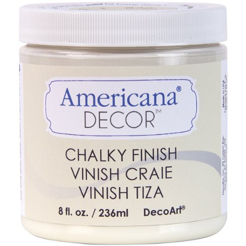 Americana Decor Chalky Finish Paint - Lace, 8-oz.