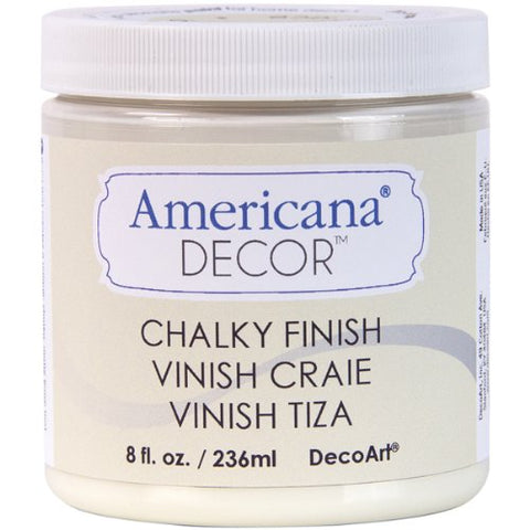 Americana Decor Chalky Finish Paint - Lace, 8-oz.