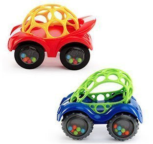 Oball Rattle and Roll, Red & Blue