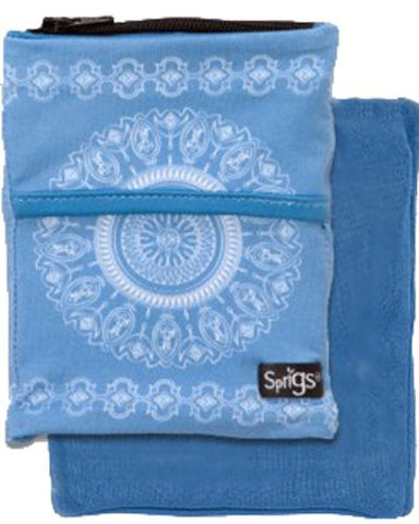 Sprigs Big Banjee Wrist Wallet (Batik Sky Blue / One Size)