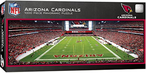 Panoramic 1000pc Puzzles - Arizona Cardinals, 15.75" X 8" X 2"