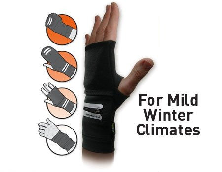 Trans4m  Run Gloves - Thermal - One size fits all, Black