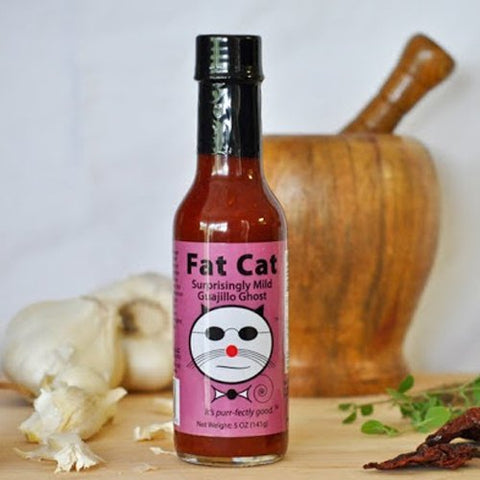 Fat Cat Surprisingly Mild Guajillo Ghost Hot Sauce 5 oz (not in pricelist)