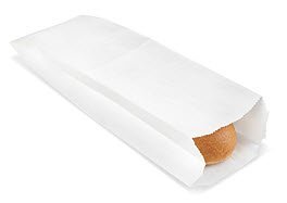White Bread Bags, 5" X 3" X 18" (not in pricelist)