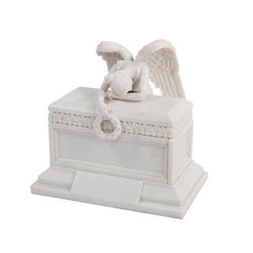 Angel of Bereavement Keepsake Urn 6" x 5 3/4" x 5 1/2"