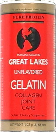 Unflavored Porcine Gelatin, 16.0 oz/1.0 lb