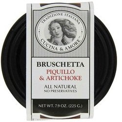 Cucina and Amore Piquillo and Artichoke Bruschetta 7.9 oz