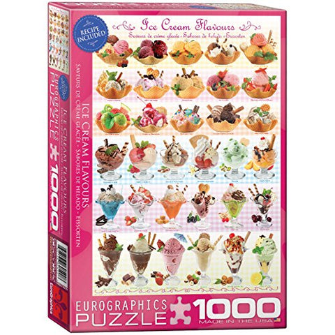 Ice Cream Flavours 1000 pc 10x14 inches Box, Puzzle