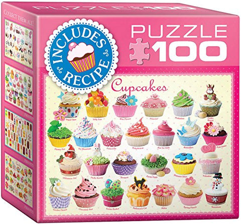 Cupcakes 100 pc 4x4 inches Box, Puzzle