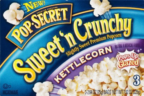 3 Pack Pop Secret Sweet & Crunchy