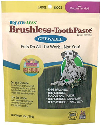 Breath-Less Brushless Chewable Toothpaste, Large 18 oz