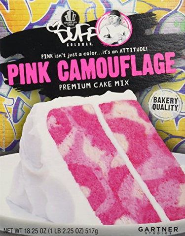 Duff Pink Camouflage Cake, 18.25 oz.