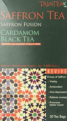 Saffron Black
Cardamom Tea, 20 Tea Bags