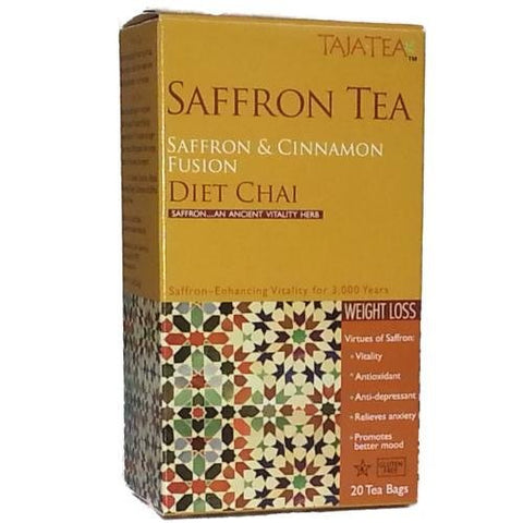 Saffron & Cinnamon
Fusion Diet Chai Tea, 20 Tea Bags