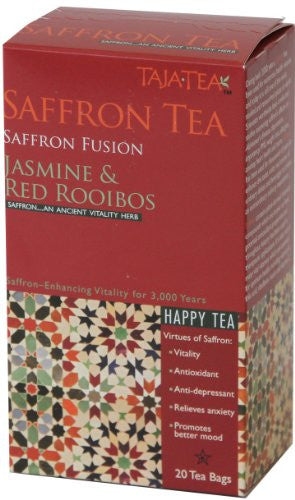 Saffron Red Rooibos Jasmine Tea, 20 Tea Bags
