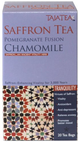 Saffron Chamomile
Pomegranate Tea, 20 Tea Bags
