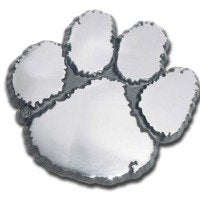 Clemson University Chrome Auto Emblem (Paw)